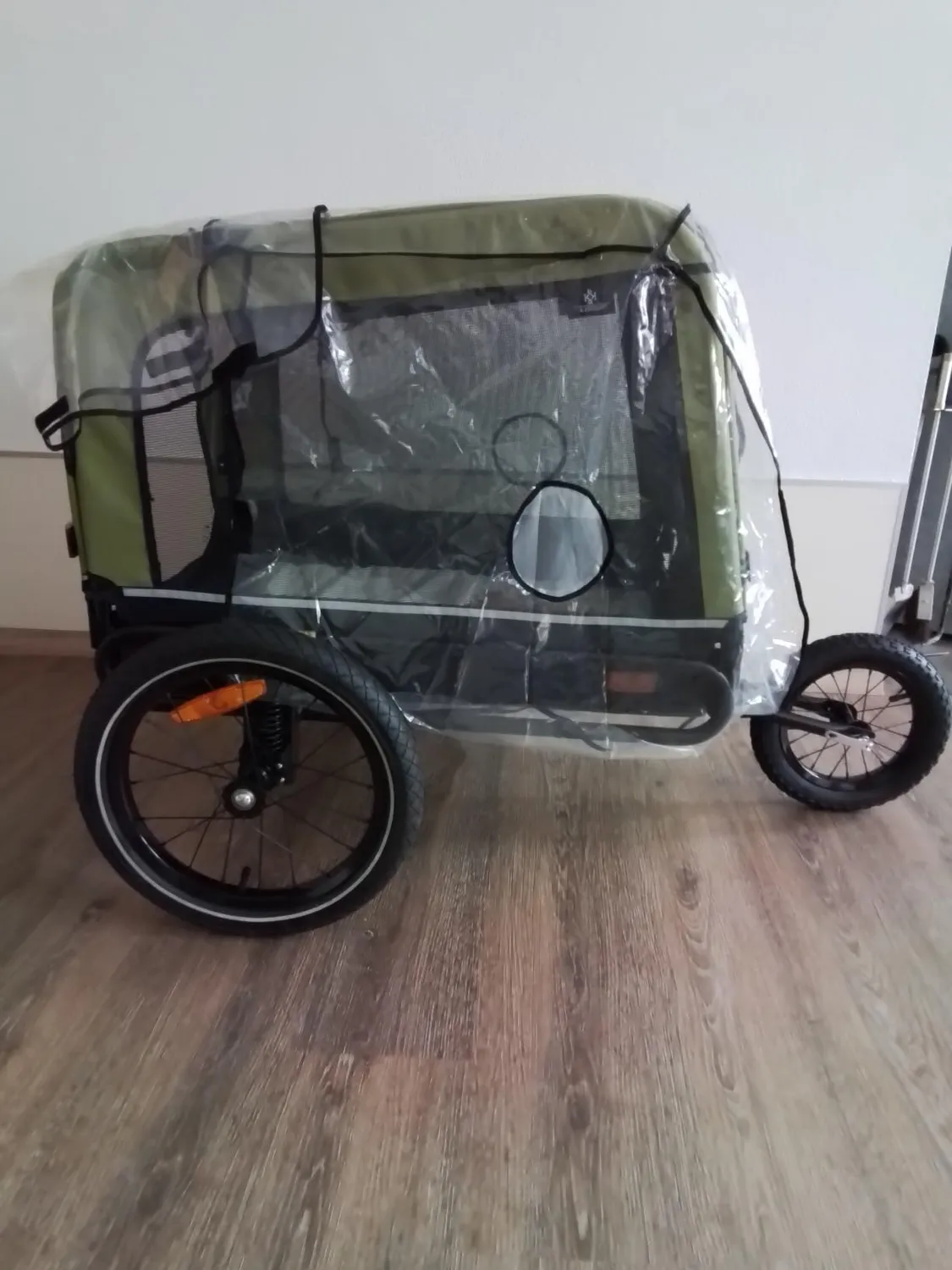 Reer RainCover Twin Regenschutz Zwillingswagen PVC-frei