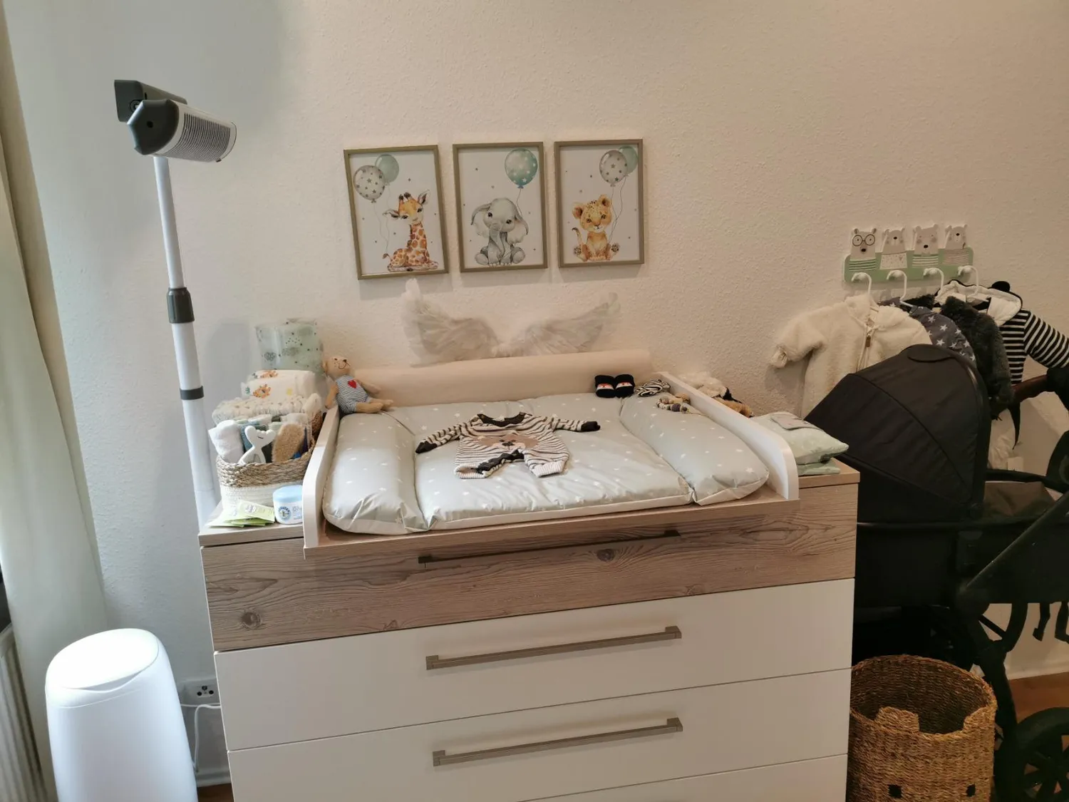 reer EasyHeat Flex Wärmestrahler Wickeltisch Standgerät 500W