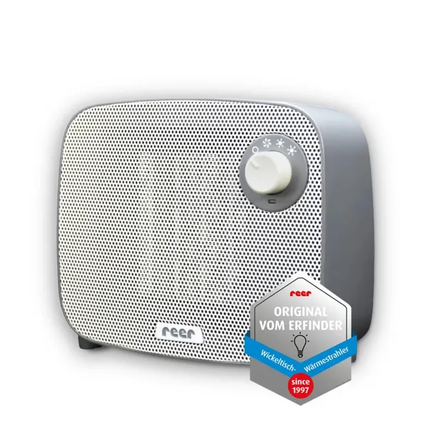 Reer FeelWell Air Heizlüfter Anthrazit 700/1500W