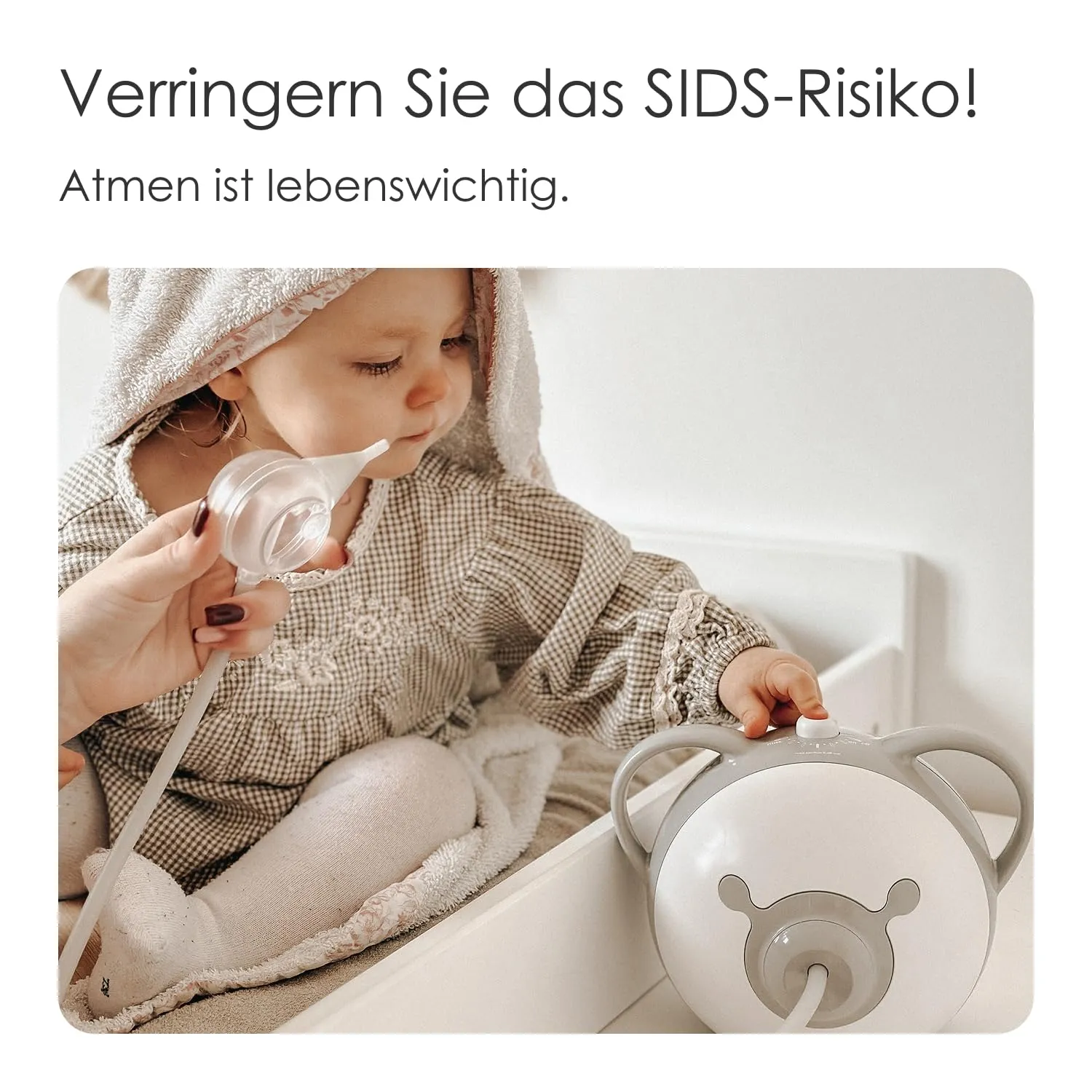 Nosiboo Pro Nasensauger elektrisch rosa Baby