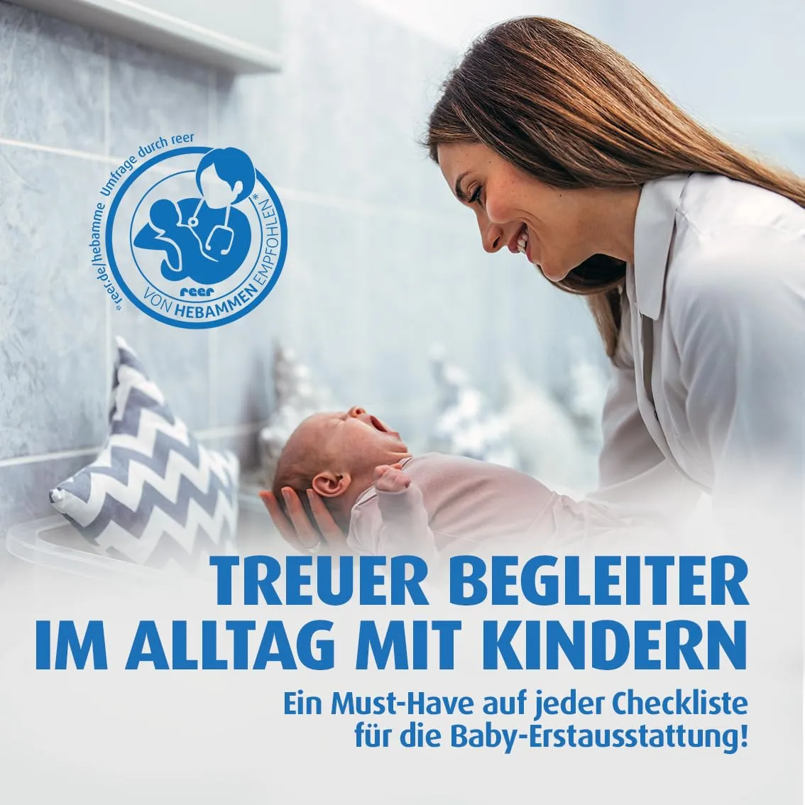 reer EasyHeat Flex Wärmestrahler Wickeltisch Standgerät 500W