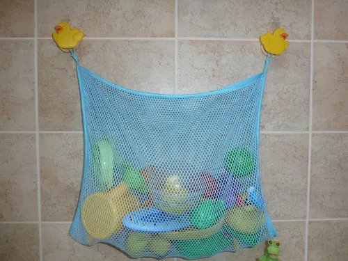 Reer MyHappyBath Spielzeugnetz Badewanne 43x36 cm hellblau