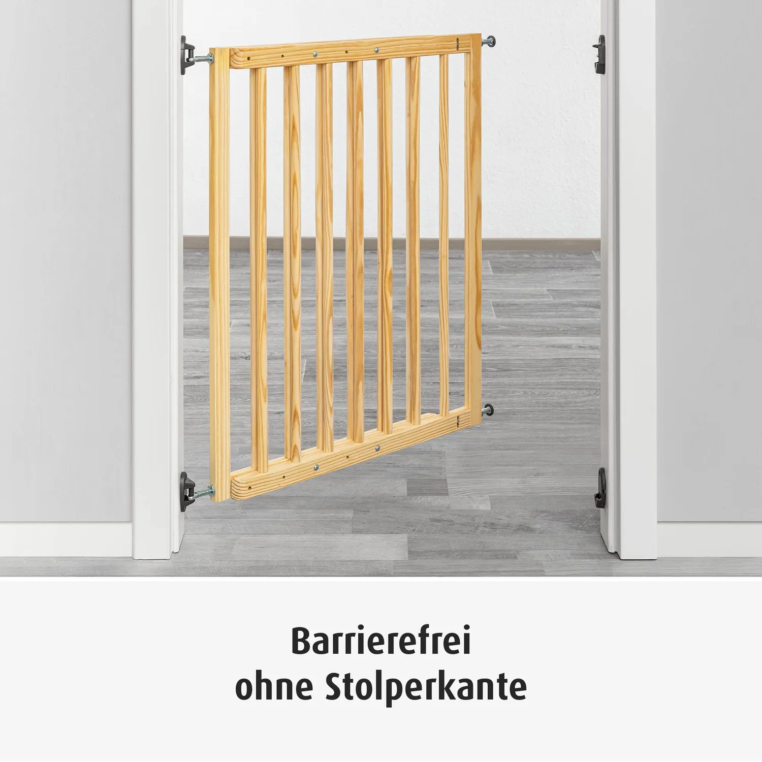 Reer Basic 46977 Treppenschutzgitter Holz braun 106cm