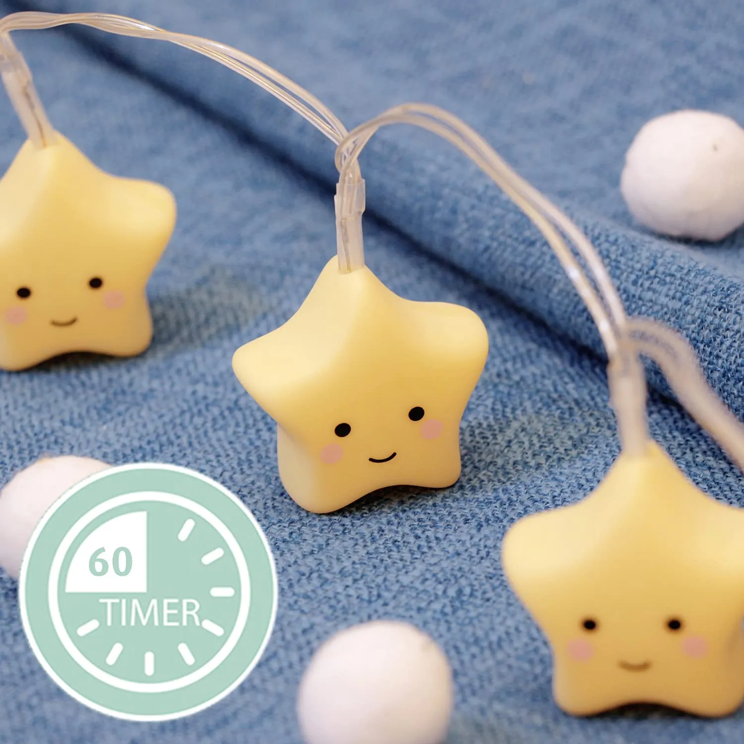 reer lumilu String Light Star Lichterkette gelb