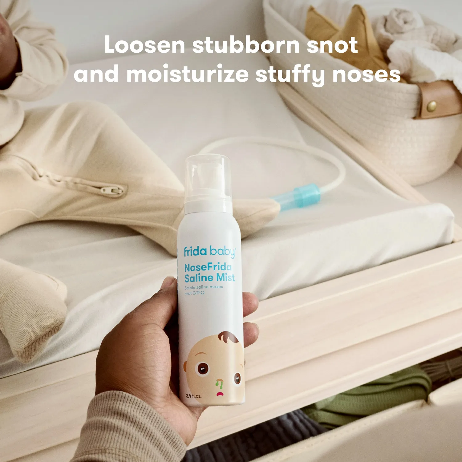 NoseFrida Saline Mist Nasenspray Baby 100 ml sanft