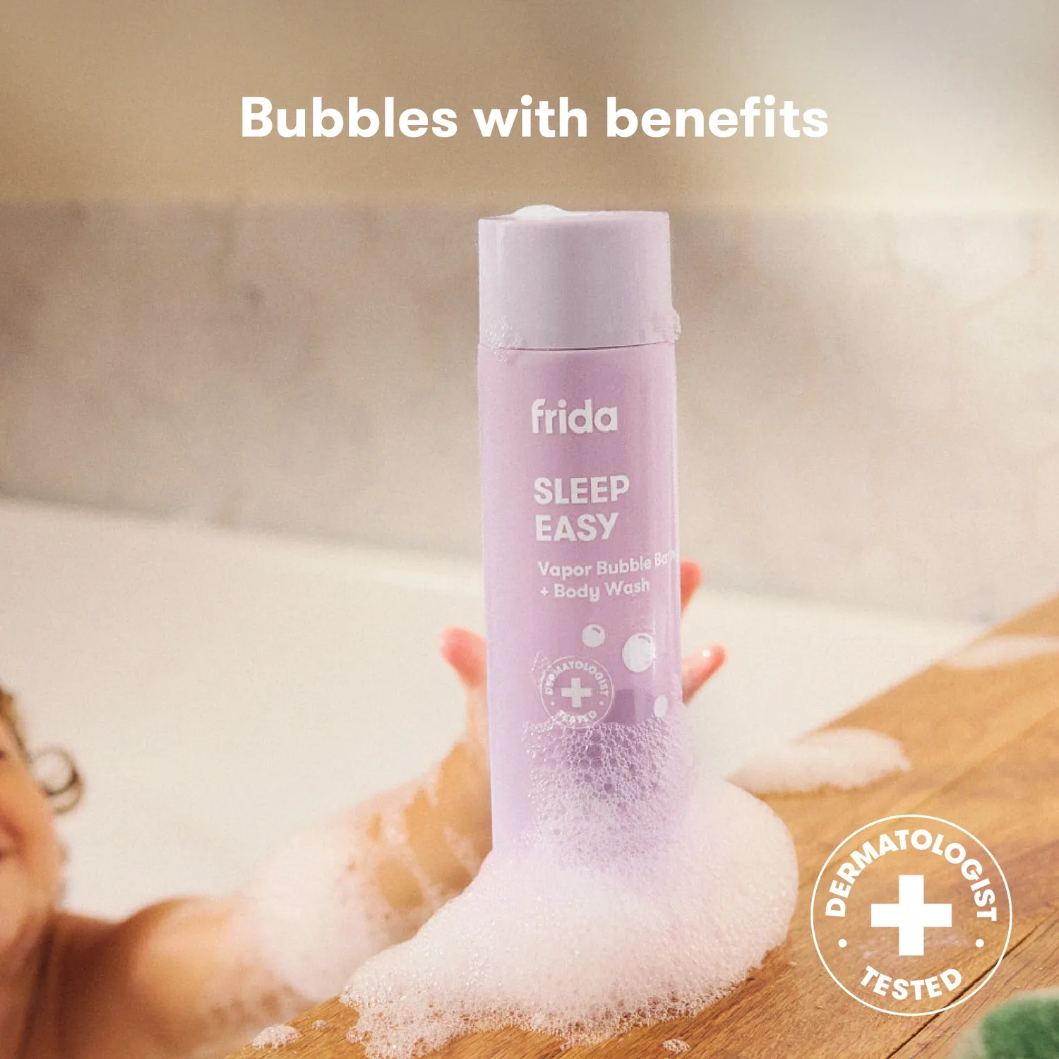 Frida Baby Sleep Easy Badeschaum Lavendel 2-in-1