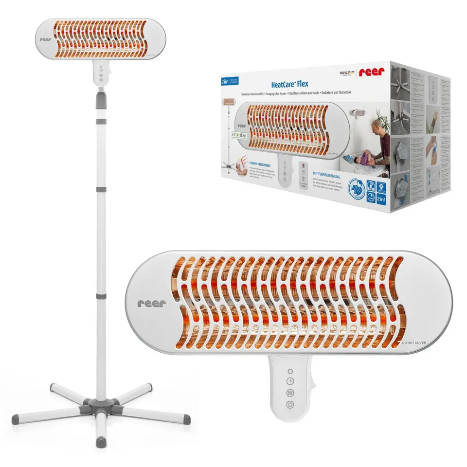 reer HeatCare+ Flex Wärmestrahler Wickeltisch 2in1 Standgerät