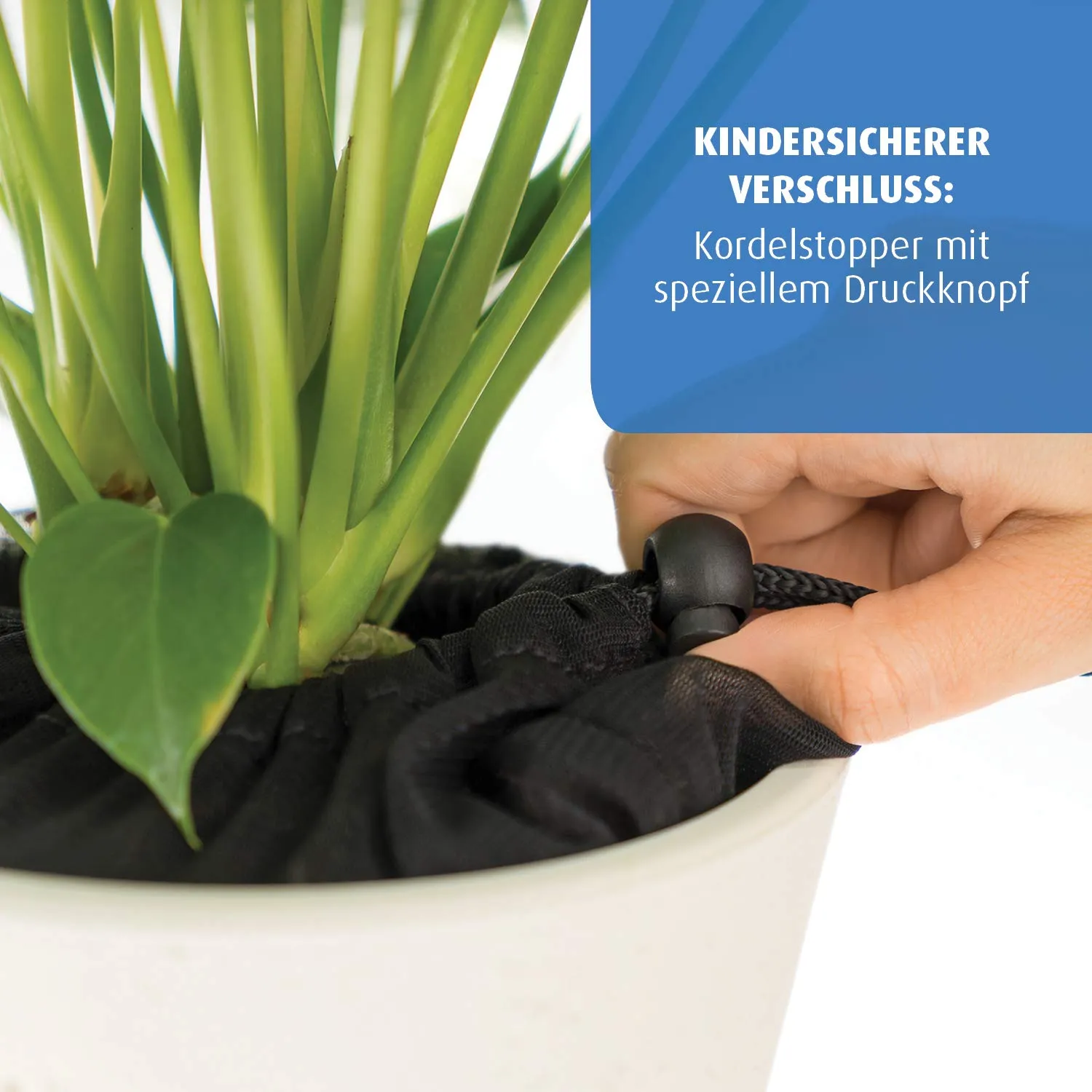 Reer Pflanzenschutz-Netz Blumentopfschutz bis 20 cm