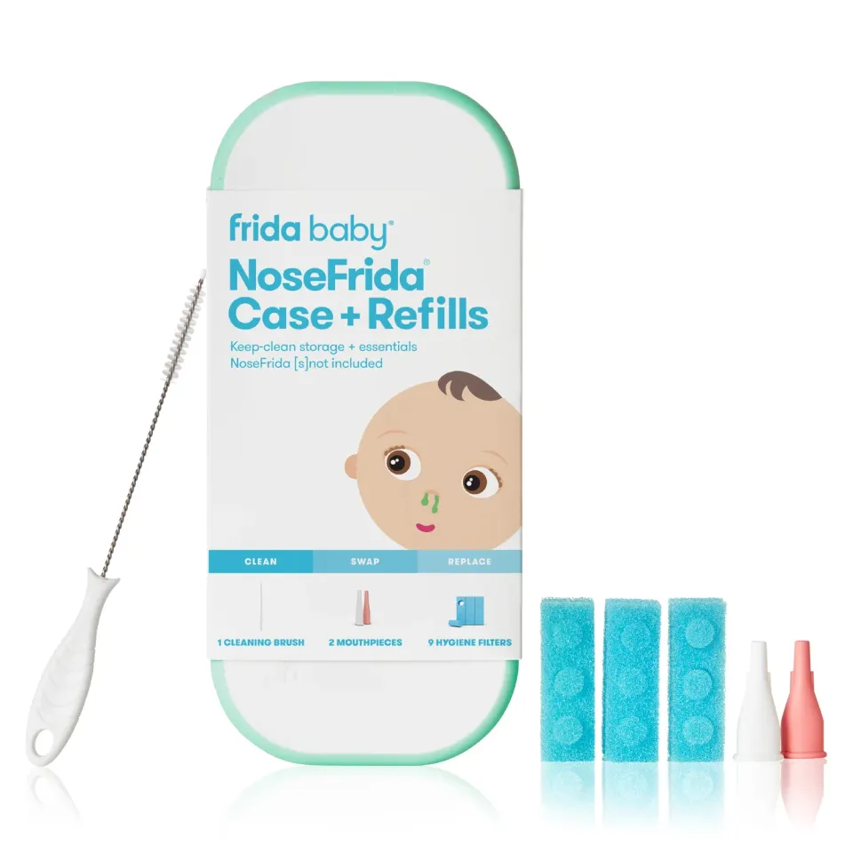 Frida Baby NoseFrida Case + Refills Nasensauger-Zubehör mit Filtern