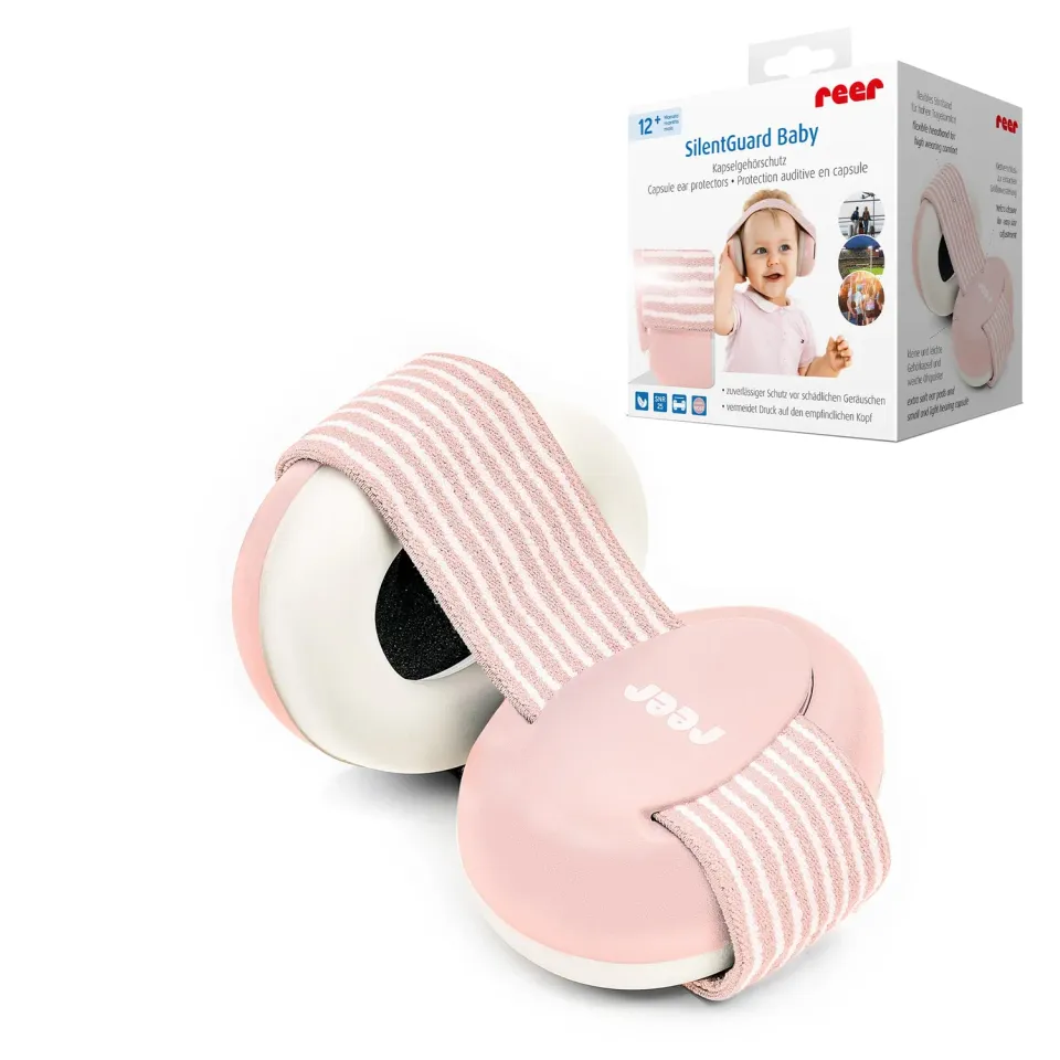 Reer SilentGuard Baby Gehörschutz rosa SNR 25