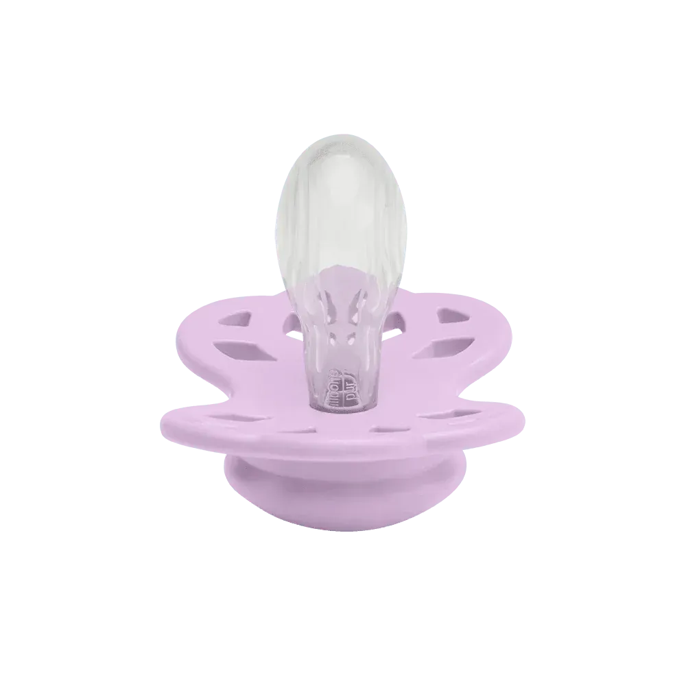 Bibs Infinity Schnuller 2er Silikon Pale Butter Violet Sky