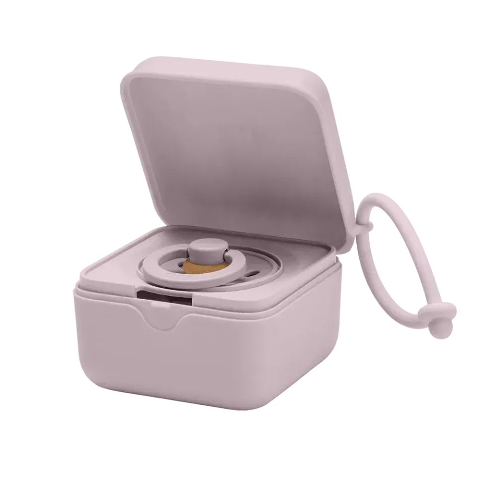 BIBS Pacifier Box Schnullerbox Dusky Lilac steriliserbar