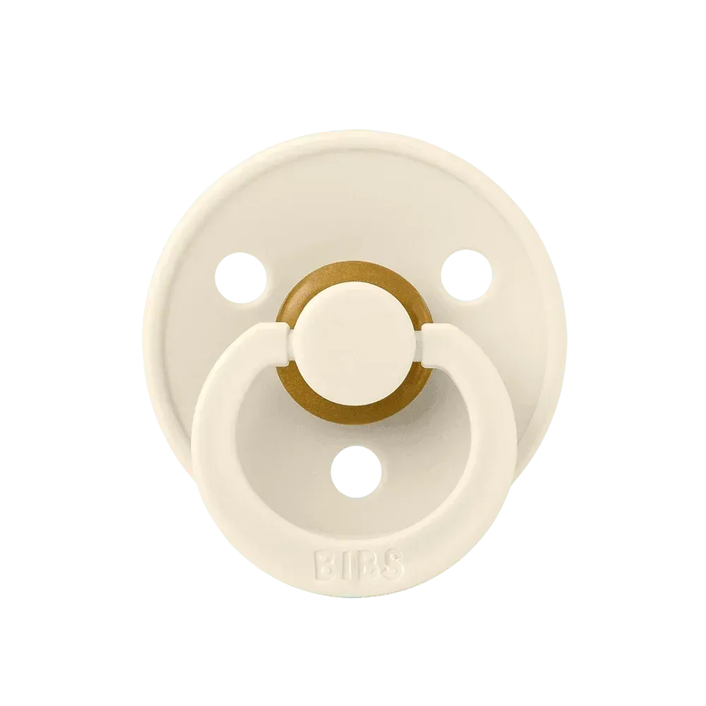 BIBS Colour Schnuller 2er Ivory/Dark Oak Latex
