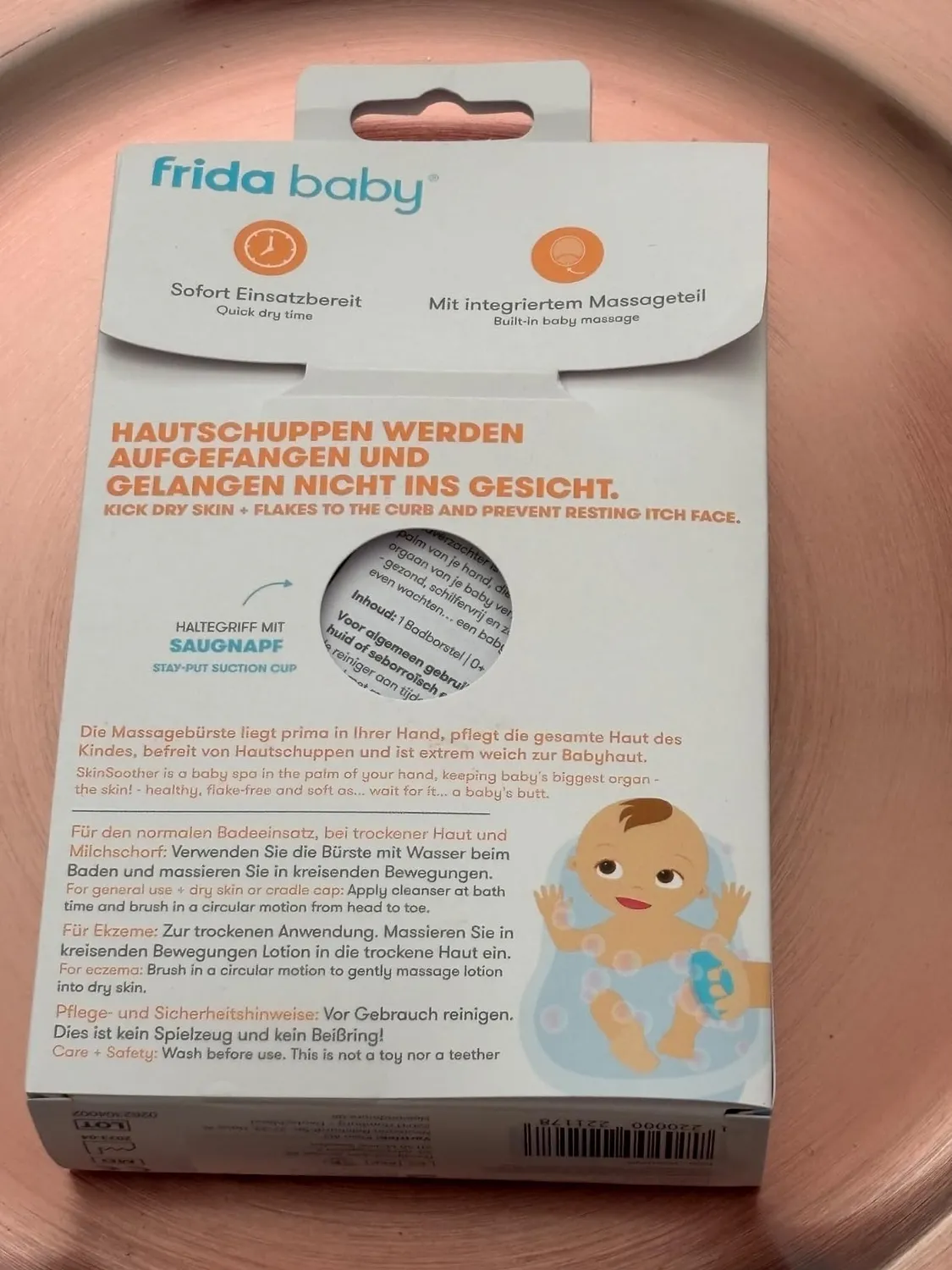 Frida DermaFrida Silikon-Badebürste Baby Silikon