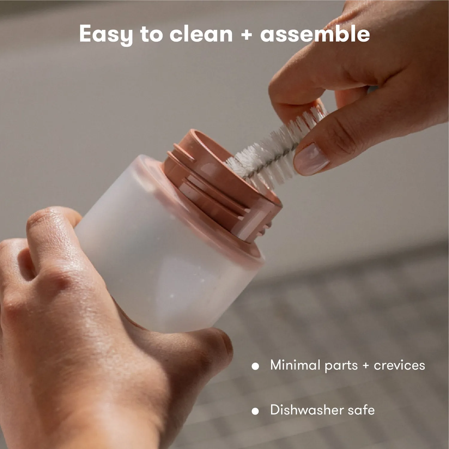 Frida Mom 2-in-1 Manual Breast Pump Flasche 150 ml Silikon
