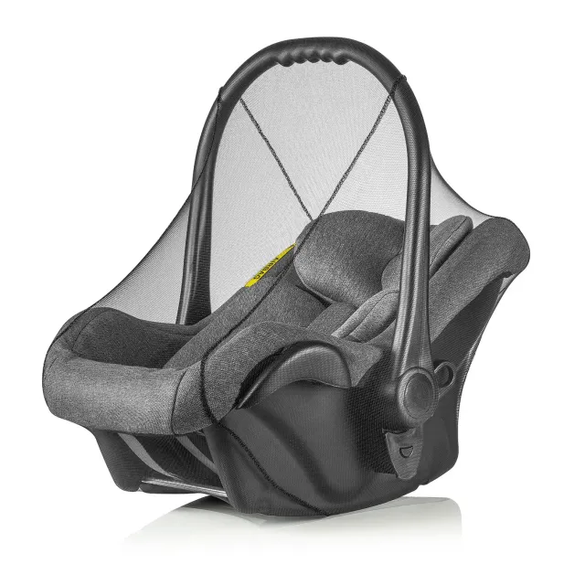 Reer 87011 Insektennetz Babyschale schwarz Extra groß