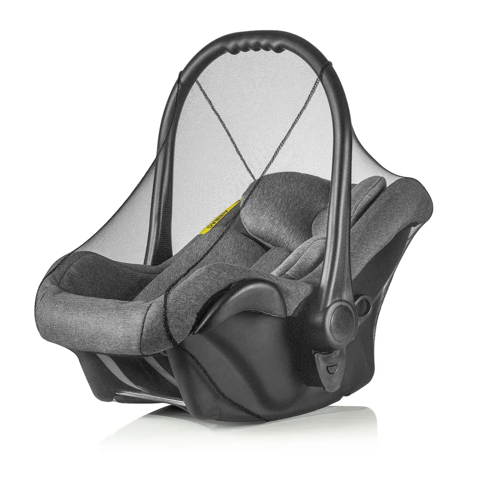 Reer 87011 Insektennetz Babyschale schwarz Extra groß