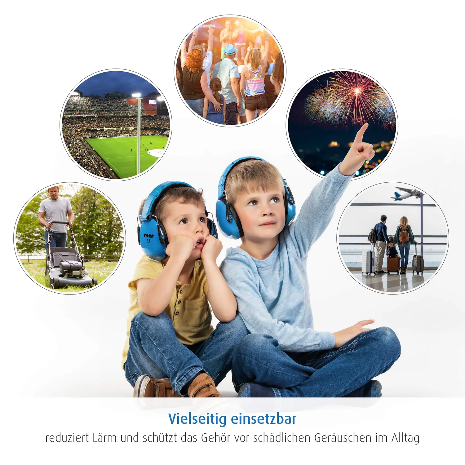 Reer SilentGuard Kids Gehörschutz blau SNR 27