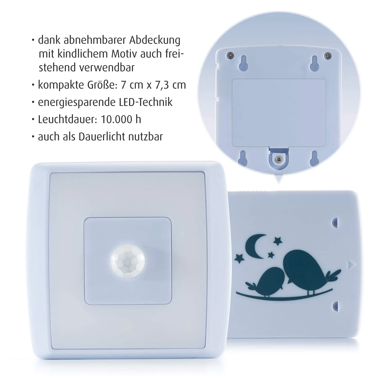 Reer Nightguide Nachtlicht blau mit Bewegungsmelder