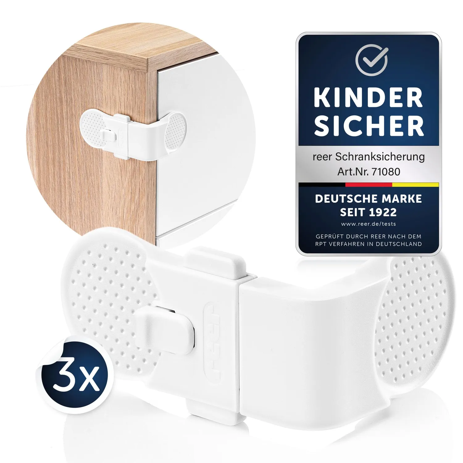 reer Schrank- Schubladensicherung extern zum Kleben