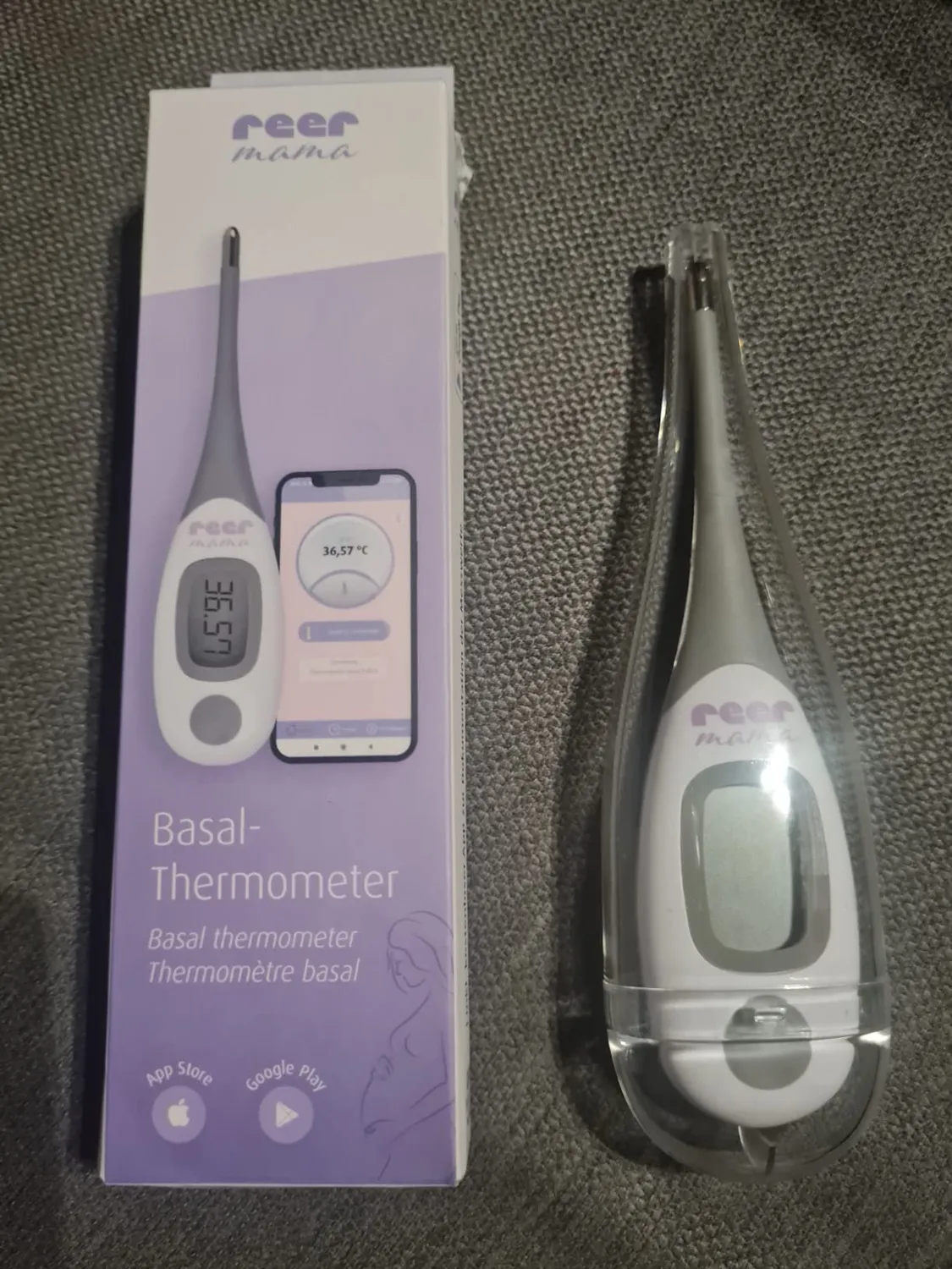 reer Basalthermometer Zyklustracker mit App Bluetooth