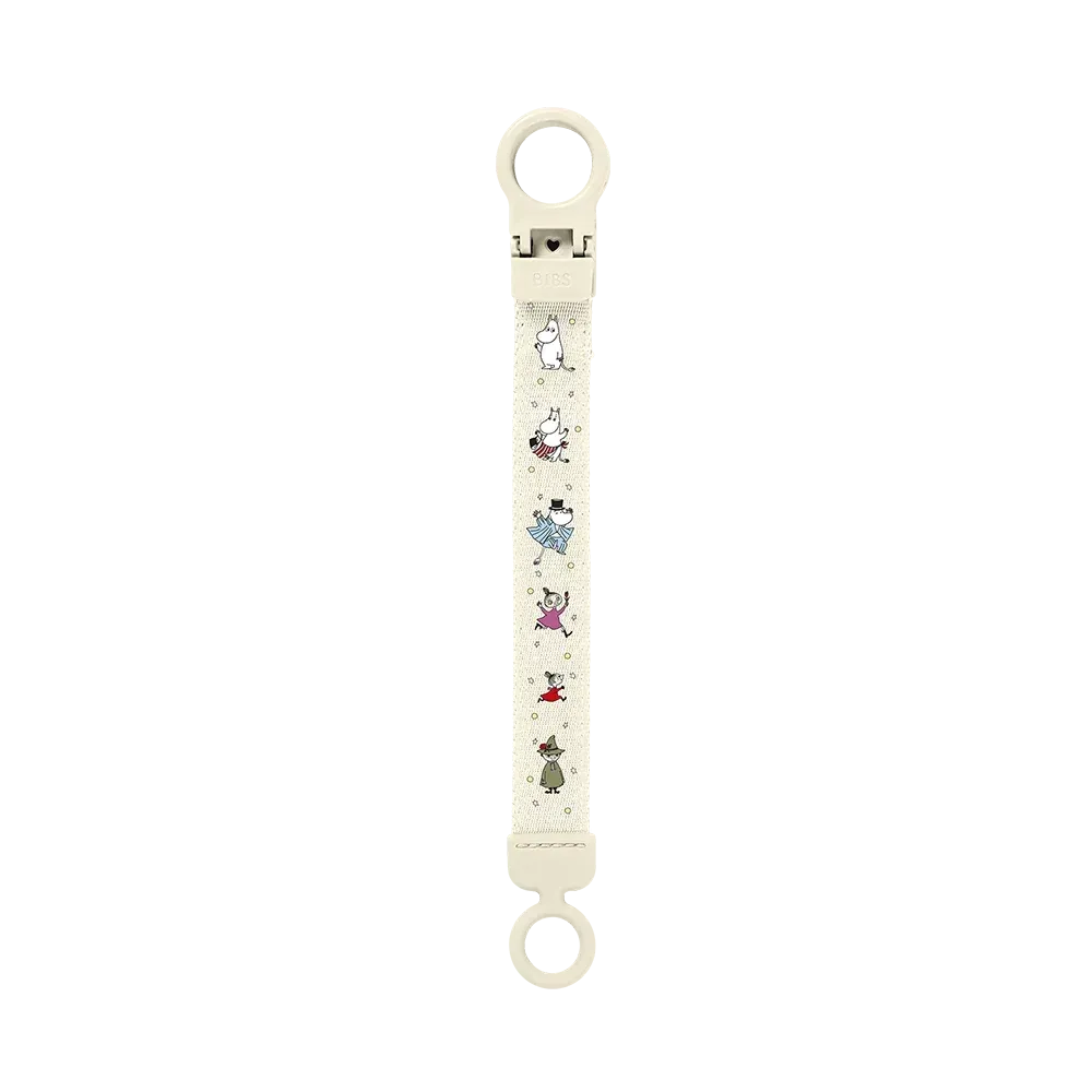 BIBS Moomin Loop Schnullerclip Ivory