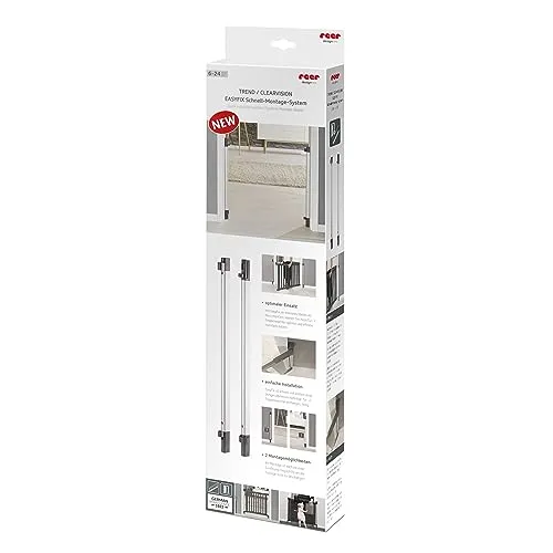 reer EasyFix Schnellmontage-System Türgitter Trend grau
