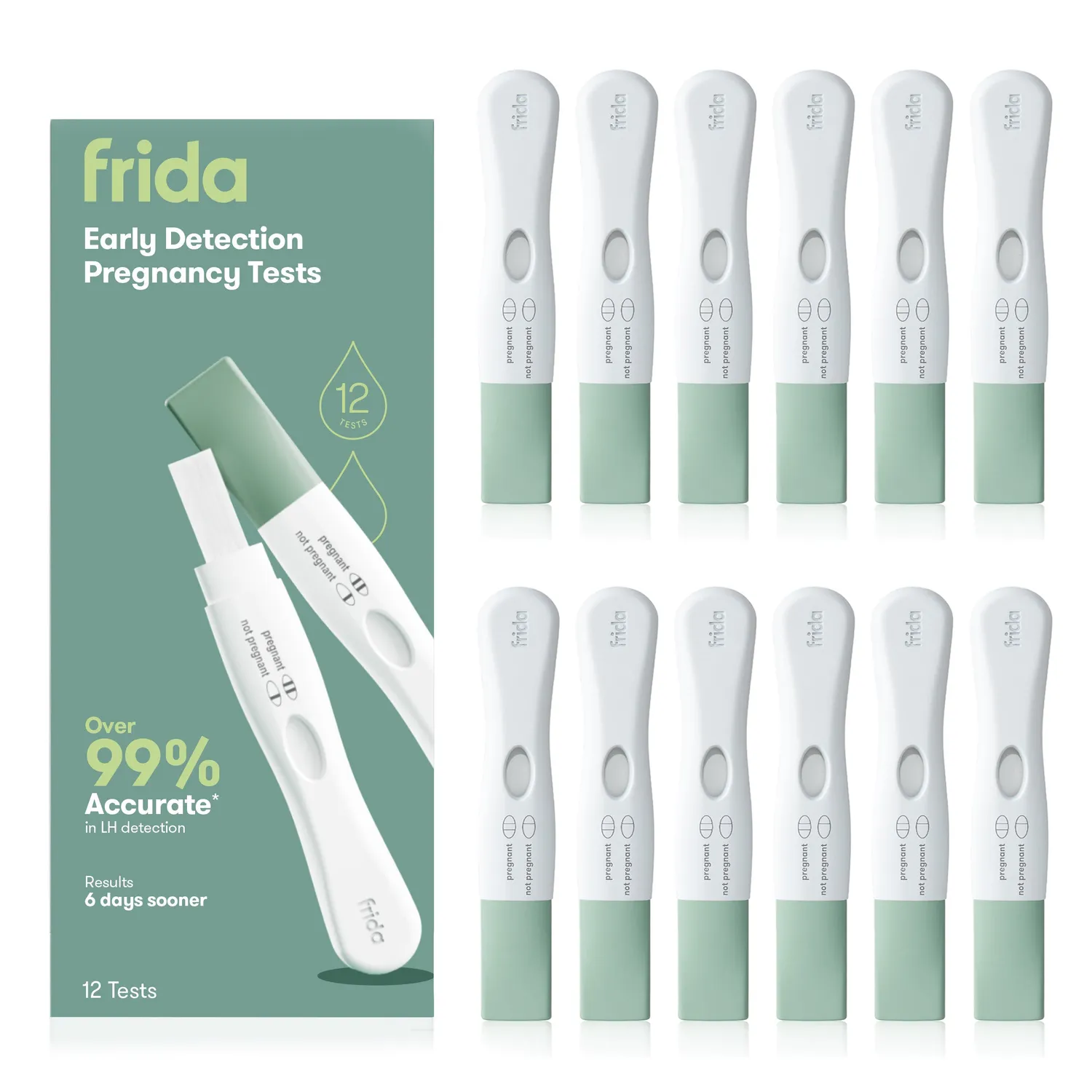 Frida Fertility Schwangerschaftstest Früherkennung 2 Stück 99%