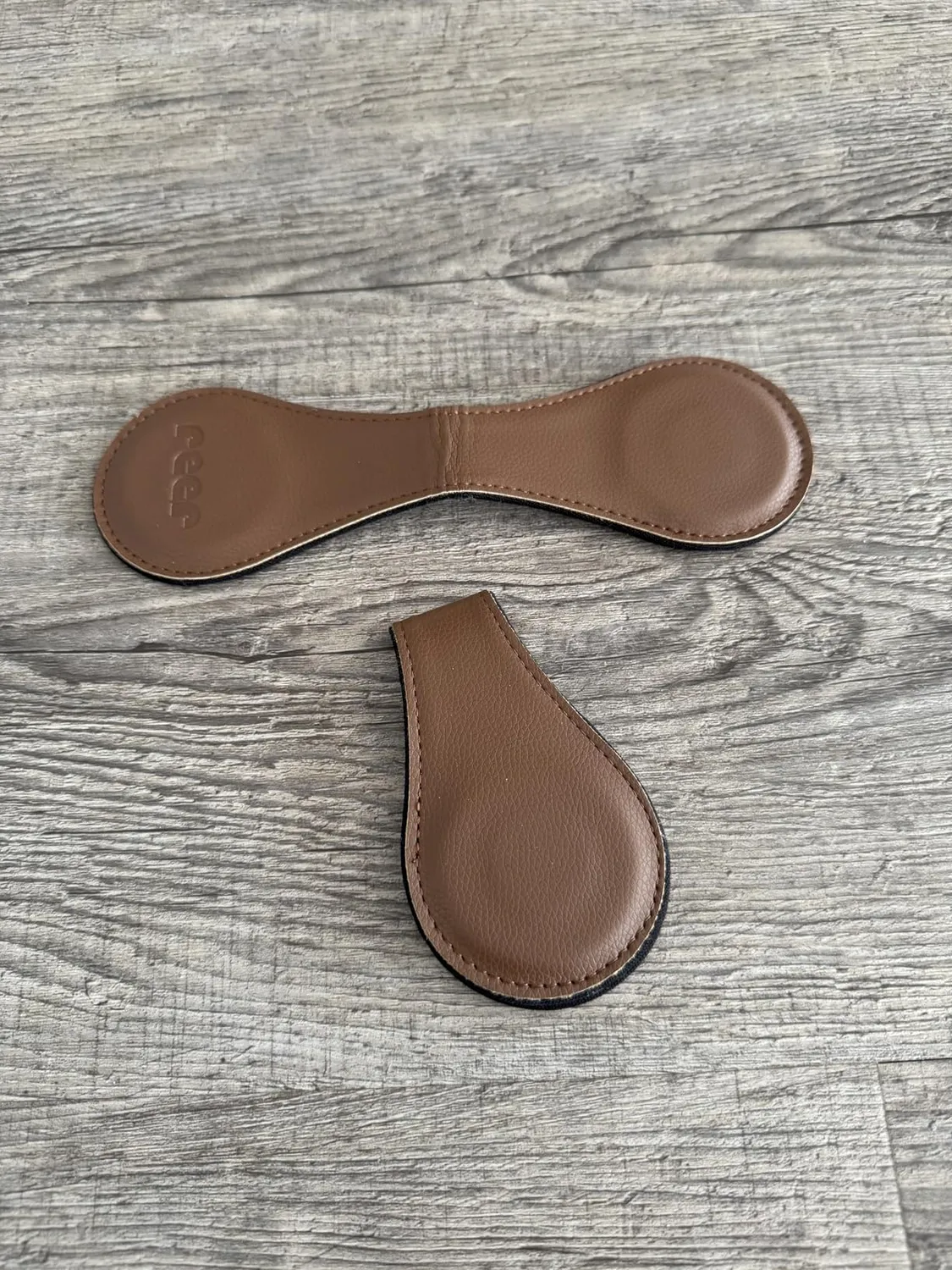 Reer Clip&Go Magnetclip braun für Kinderwagen 2er-Set