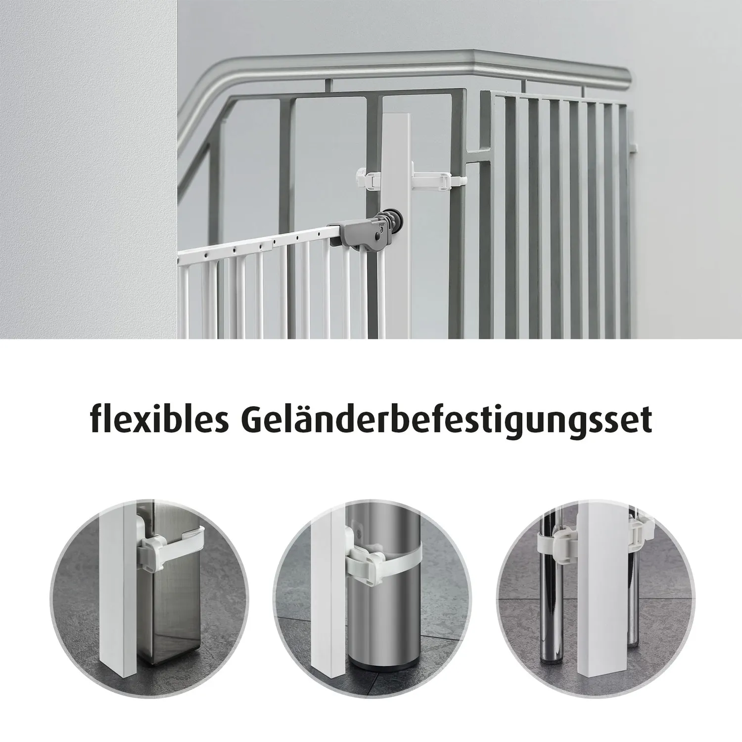 Reer StairFlex Geländerbefestigung weiß 87 cm