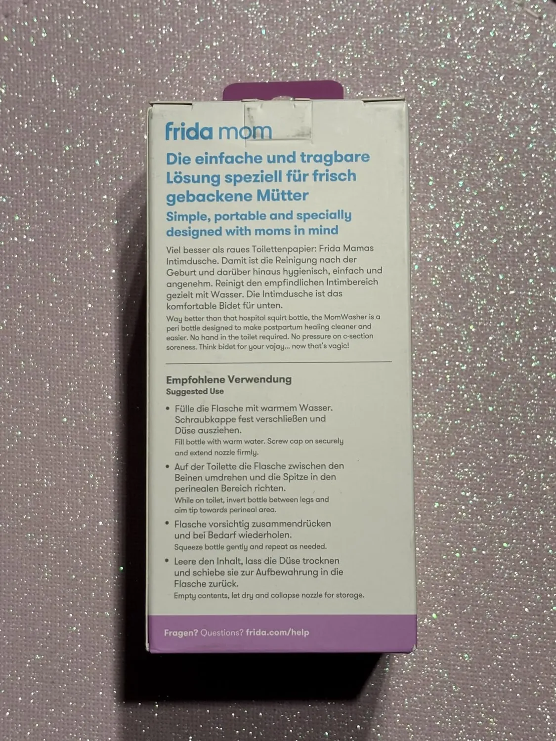 Frida Mom Wochenbett Intimdusche 300 ml Bidetflasche