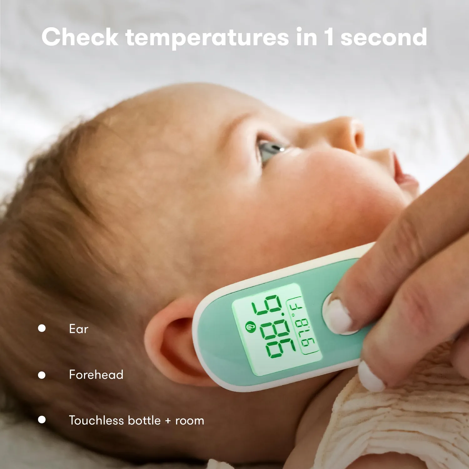 Frida Baby 3-in-1 Infrarot Fieberthermometer Ohr Stirn