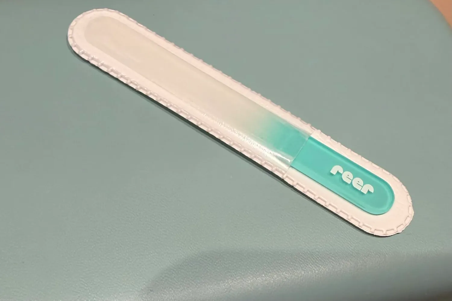 Reer PremiumCare Baby Glas-Nagelfeile weiß schonend
