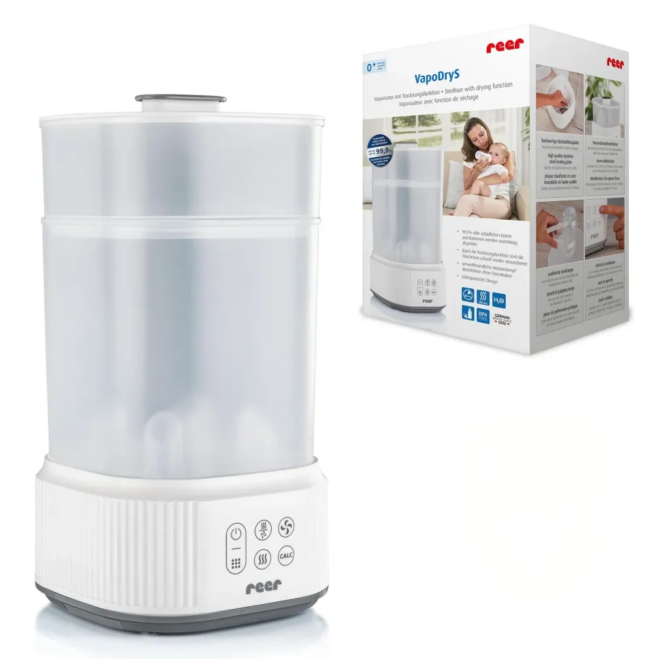 Reer VapoDryS Babyflaschen-Sterilisator Trockner 5 Flaschen