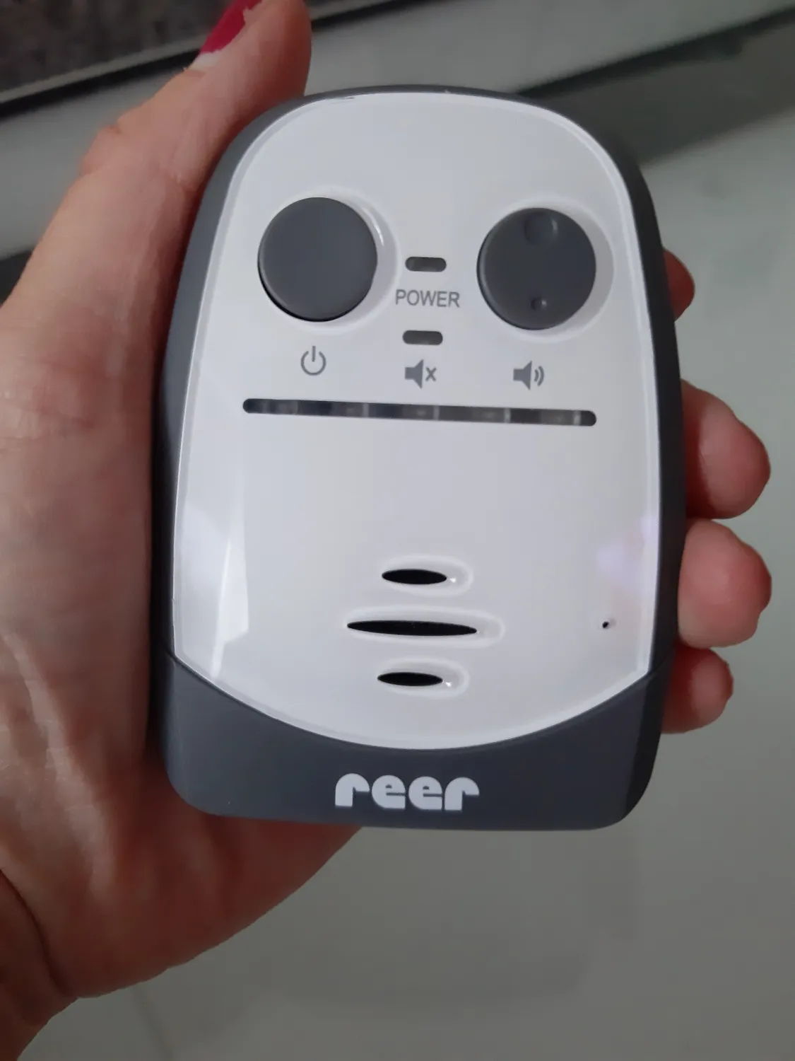 Reer Cosmo 50150 Babyphone Gegensprechfunktion 600 m weiß