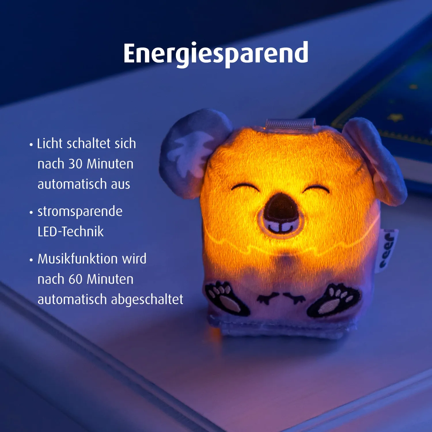 reer Sleepy Koala Einschlafhilfe Nachtlicht grau