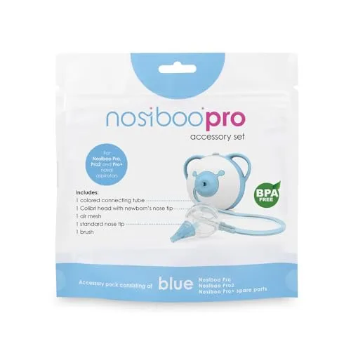 nosiboo Pro Zubehörset Nasensauger blau