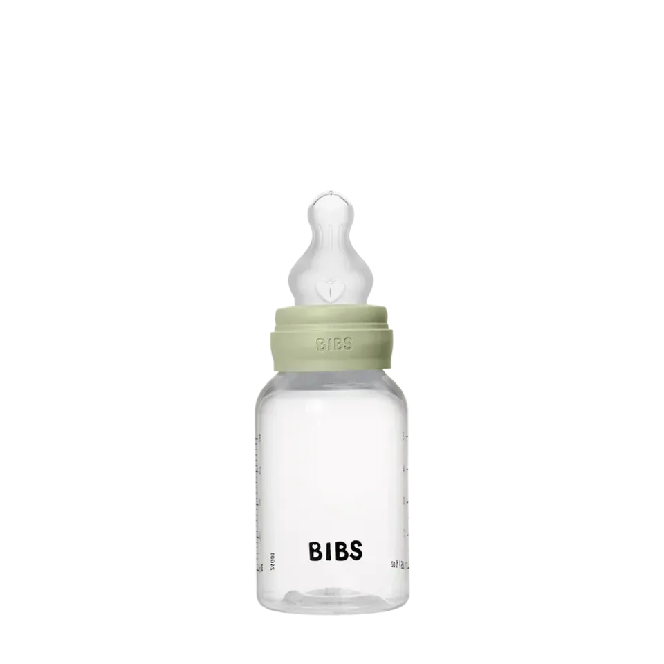 BIBS Baby Flasche Sage 150 ml Silikon BPA-frei
