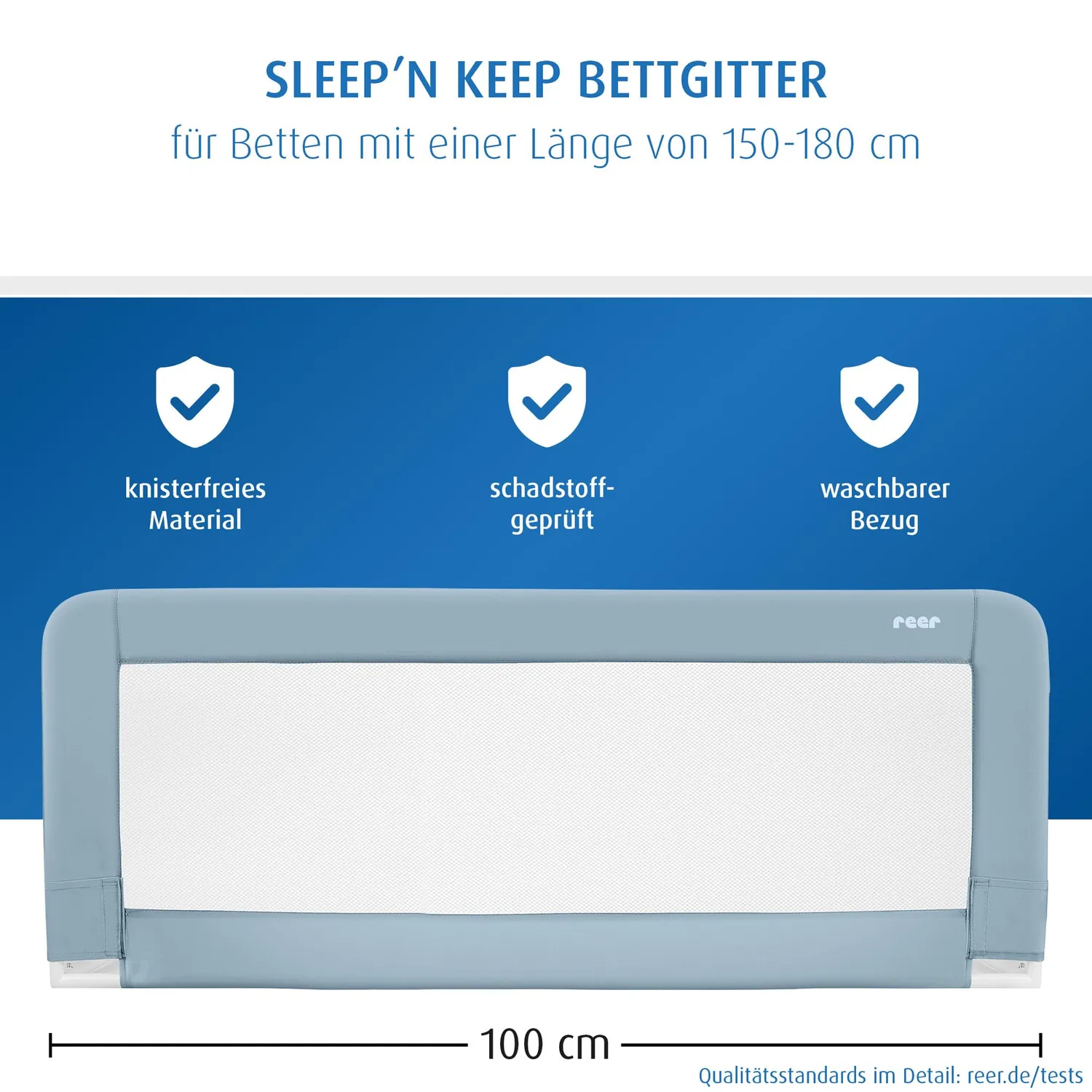 reer Sleep'n Keep Rausfallschutz 100cm bis 180cm Hoch