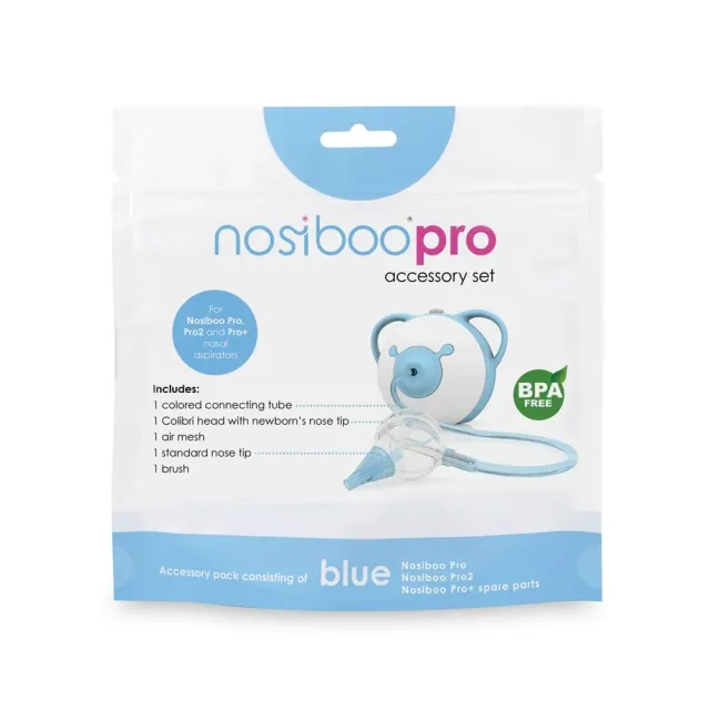nosiboo Pro Zubehörset Nasensauger blau