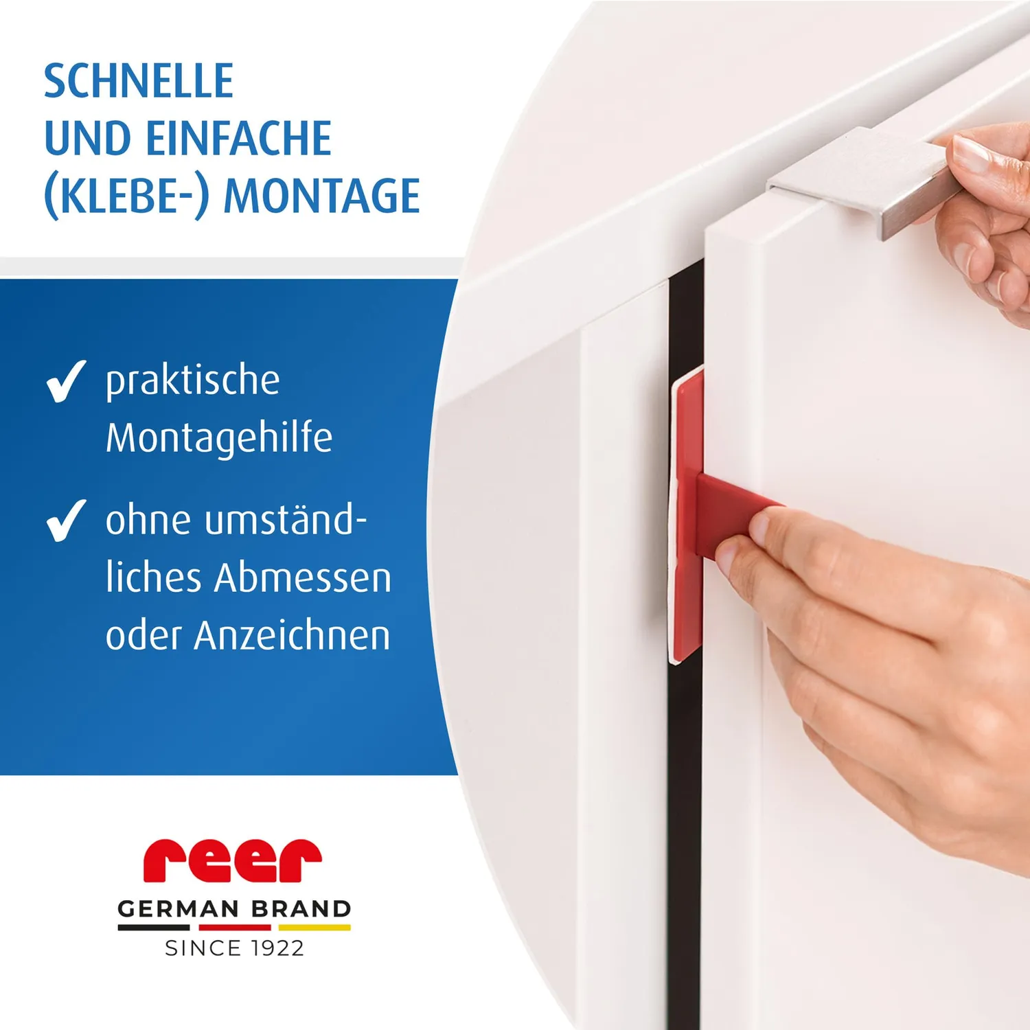 Reer Schrank-Schloss Doppeltüren 71081 Grau 1er