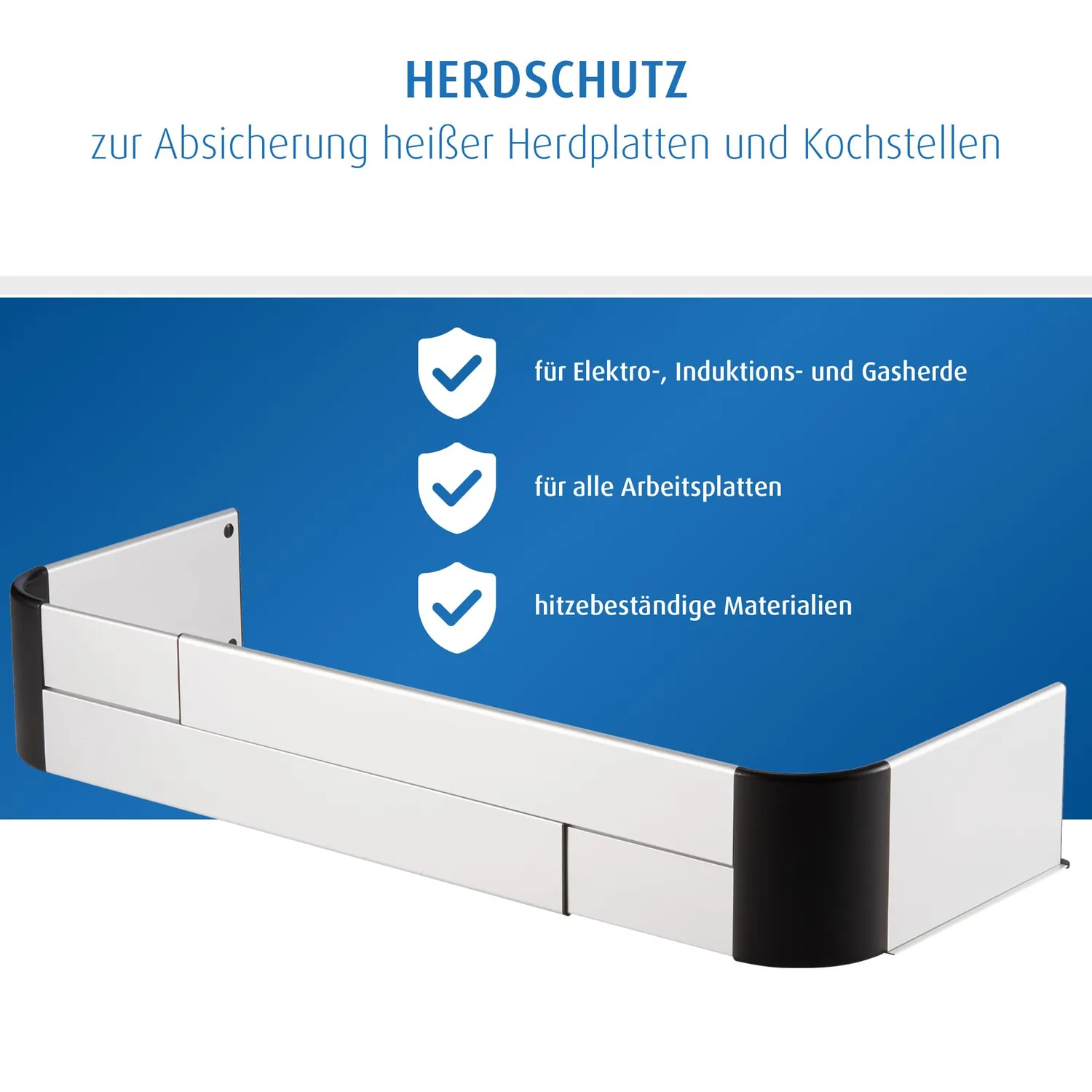 reer Premium XL Herdschutzgitter 57-90 cm ohne Bohren