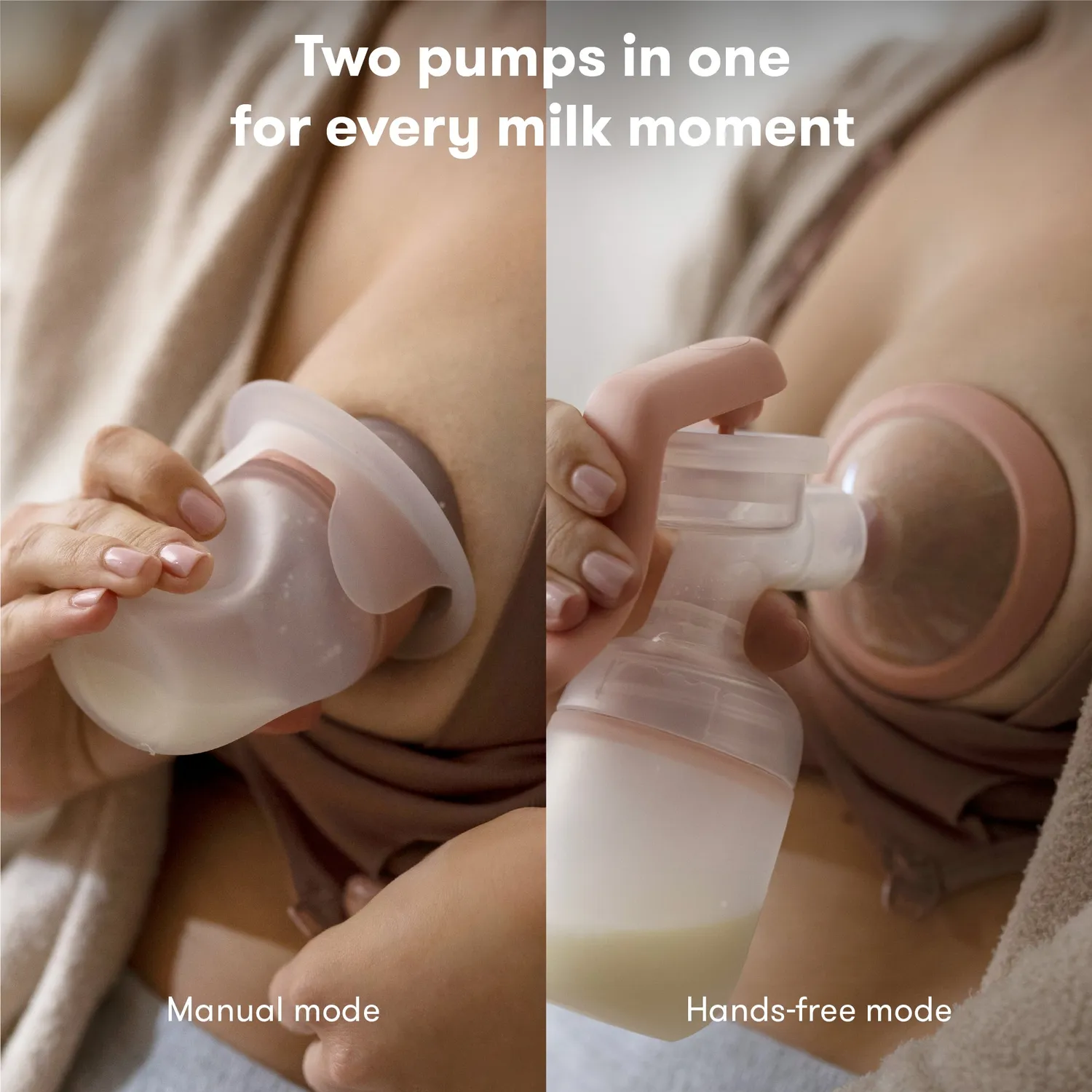 Frida Mom Manual Milchpumpe Hand mit Silikon Modus