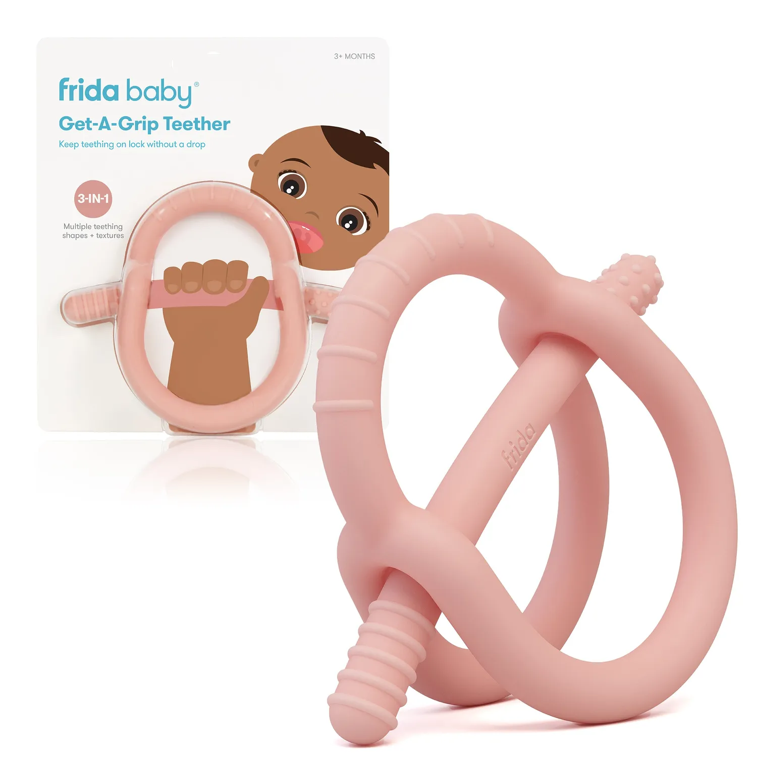NoseFrida Get-A-Grip Beissring Petrol Silikon