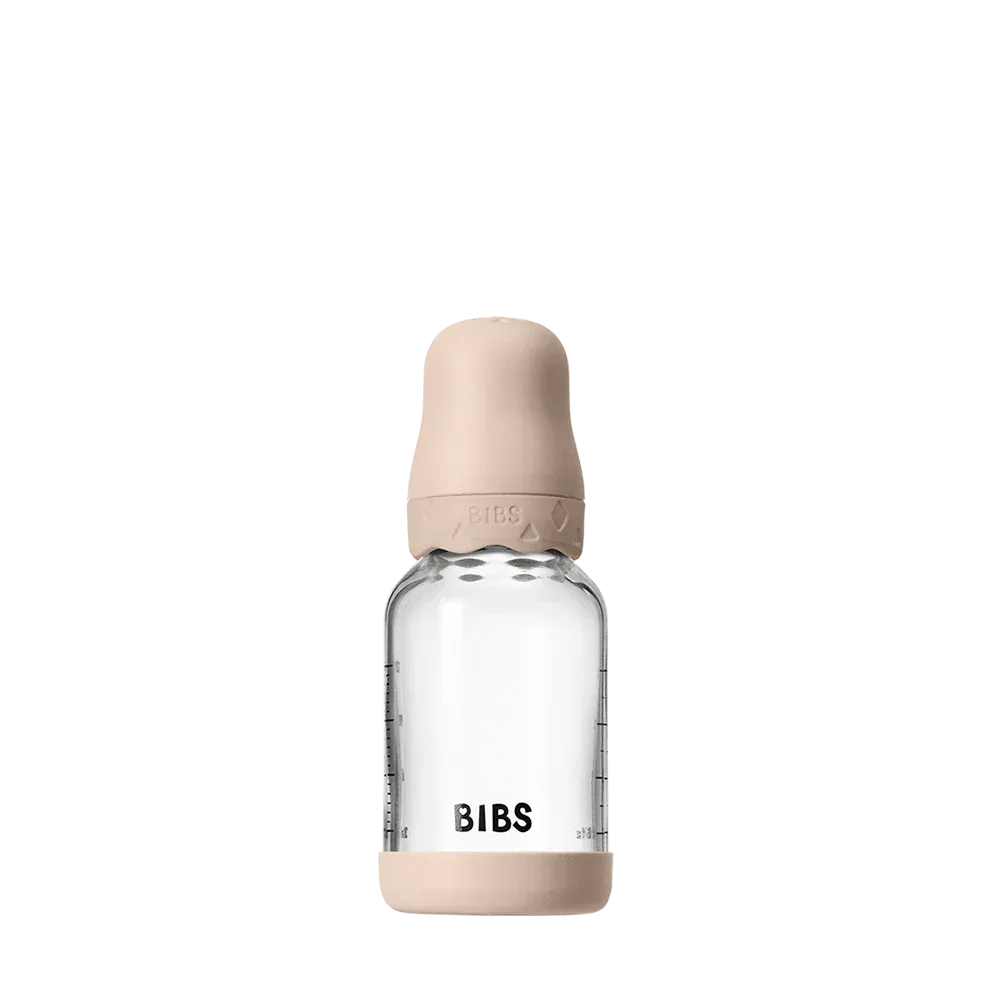 BIBS Boheme Glas Babyflasche 120 ml Blush