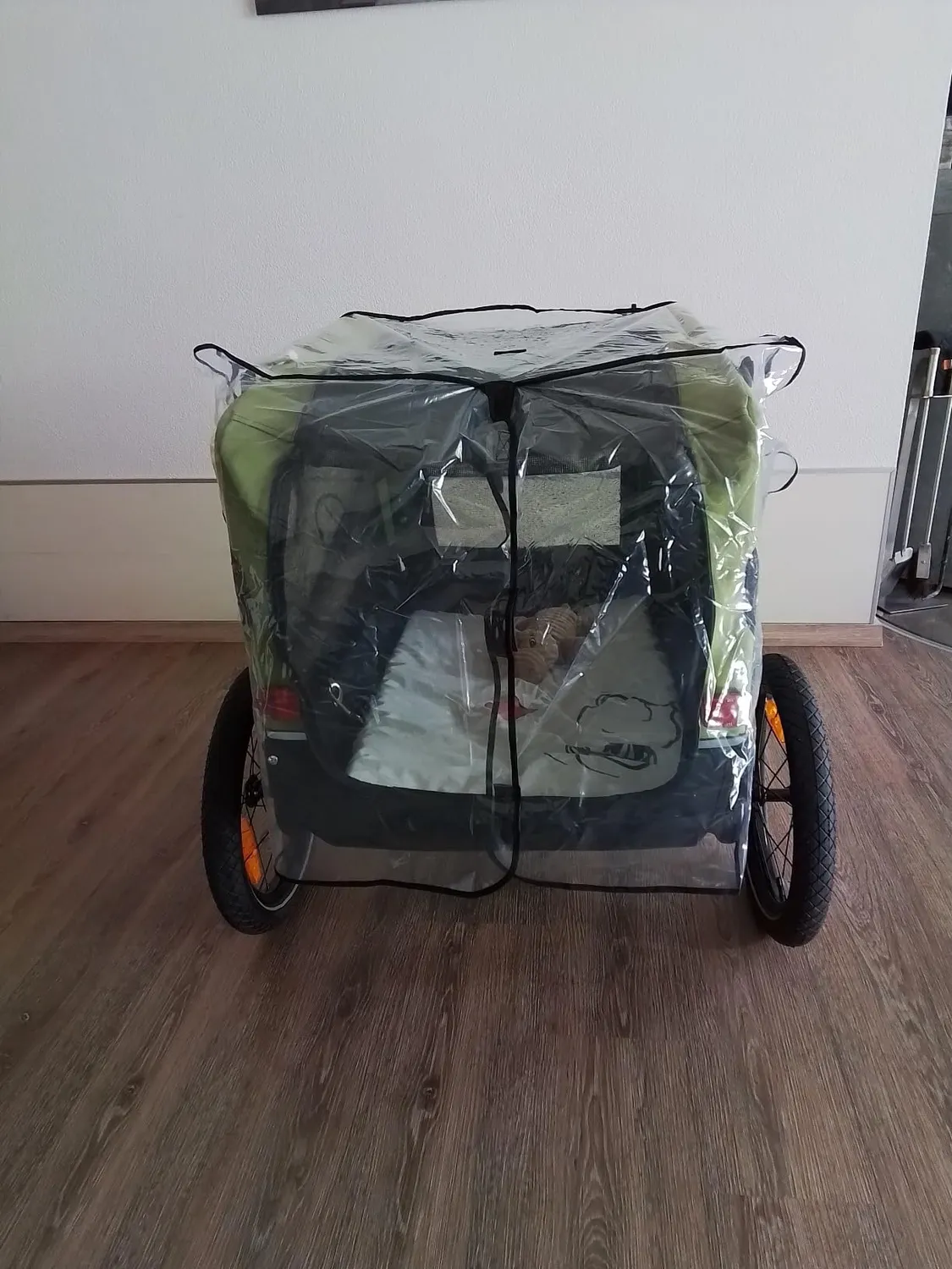 Reer RainCover Twin Regenschutz Zwillingswagen PVC-frei