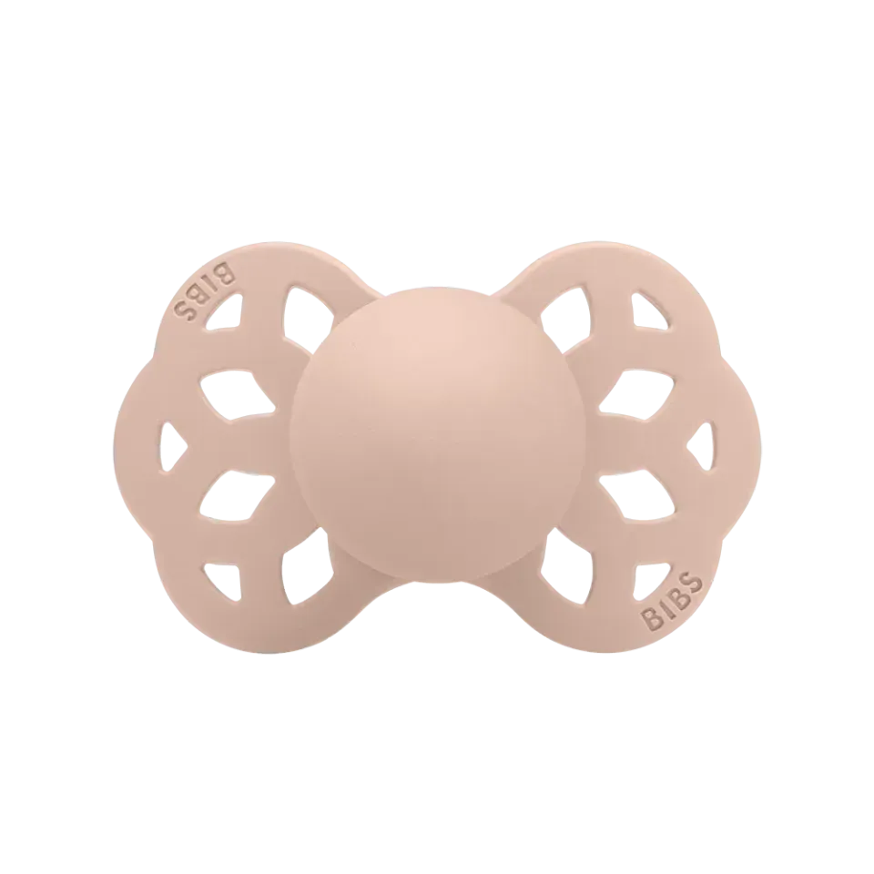 BIBS Infinity Schnuller Blush Silikon symmetrisch