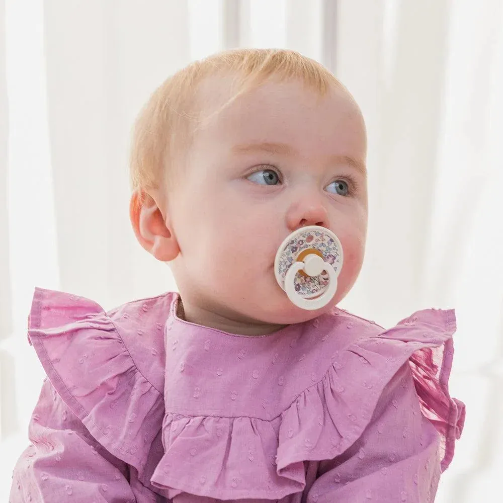 BIBS x Liberty Colour Capel Schnuller Sage 2 Stück Latex