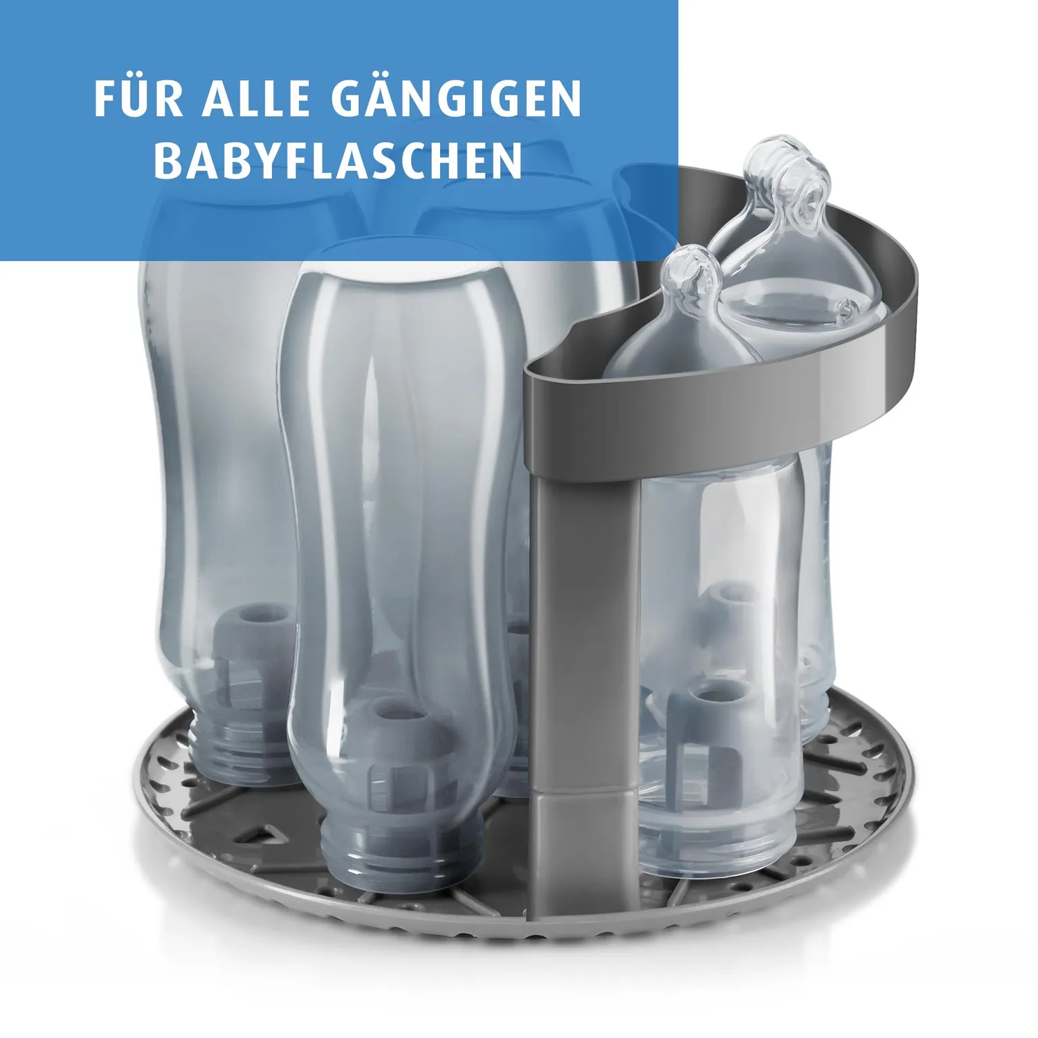 reer VapoMat S Sterilisator Single für 6 Flaschen