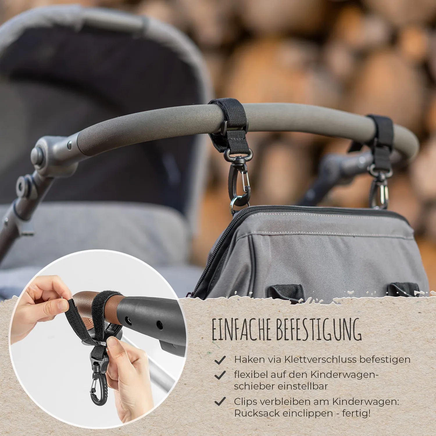 reer Growing Wickelrucksack PET recycelt